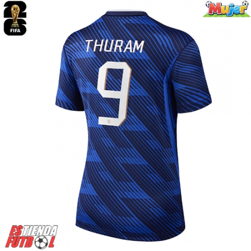 Francia Marcus Thuram #9 Primera Equipación Mujer Mundial 2026 Manga Corta